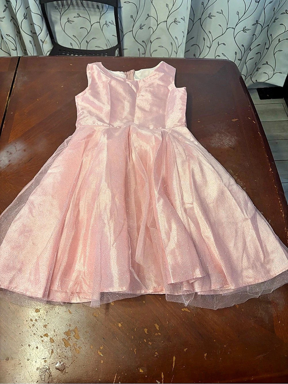 Pink Sleeveless Formal Dress